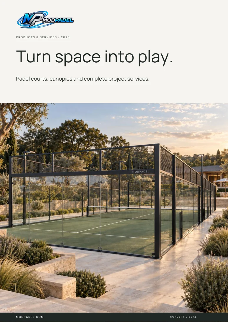 ModPadel catalogue cover